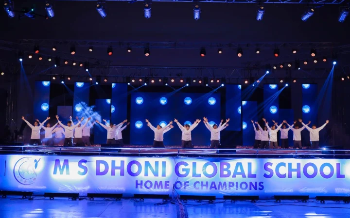 MS Dhoni Global School near Karanai